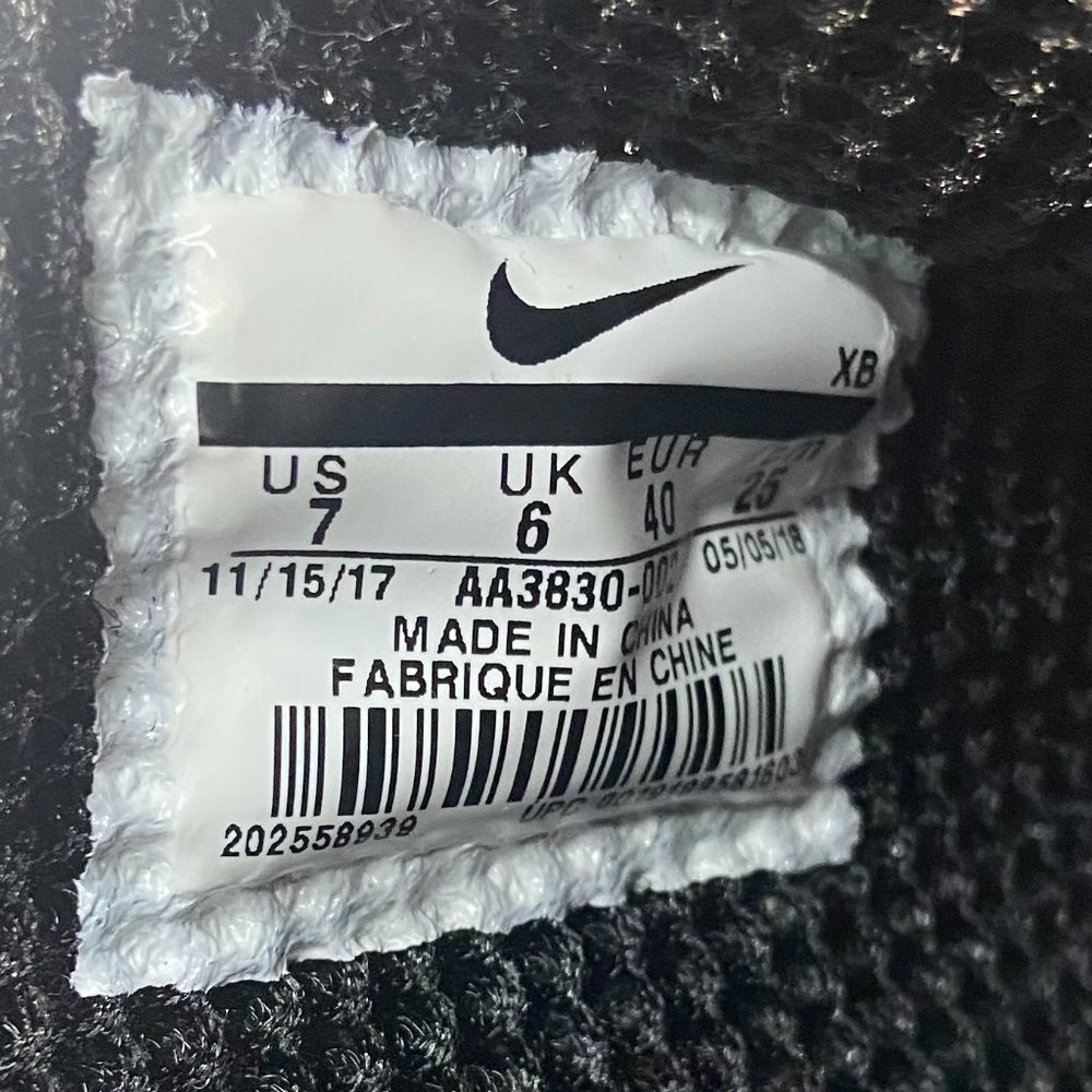 Nike Air Presto OFF-White Virgil The Ten 2018 AA3830-002  Black Lace Up Sneakers - Picture 10 of 15